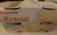 Mängden socker i Franprix riz au lait saveur vanille