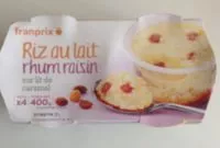 Mängden socker i Riz au Lait Rhum Raisin et Caramel