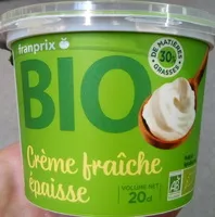 Mängden socker i Crème fraîche épaisse (30% MG)