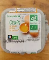 Mängden socker i 4 oeufs France plein bio plein air