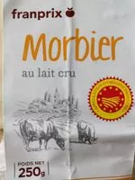 Mängden socker i Morbier au lait cru