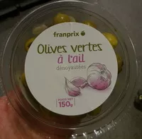 Mängden socker i Olives vertes à l'ail dénoyautées