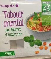 Mängden socker i Taboulé oriental