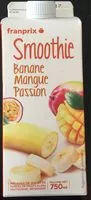 Mängden socker i Smoothie Banane Mangue Passion