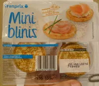 Mängden socker i Mini Blinis