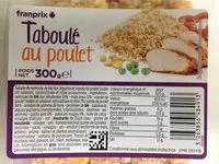 Mängden socker i Taboulé au poulet