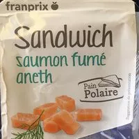 Mängden socker i Sandwich saumon aneth