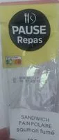 Mängden socker i Sandwich Pain Polaire - Saumon fumé