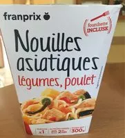 Mängden socker i Nouilles Asiatiques Poulet Légumes