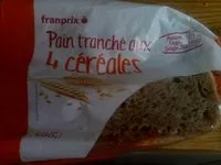 Mängden socker i Pain tranché aux 4 céréales