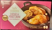 Mängden socker i Cuisses de poulet jaune farcies aux morilles