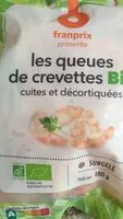 Mängden socker i Queues de crevettes bio