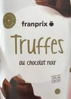 Mängden socker i Truffes au chocolat noir