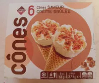 Mängden socker i Cônes Saveur Crème brûlée