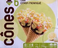 Mängden socker i Cône Citron Meringué