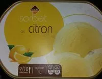 Mängden socker i Sorbet au citron