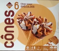 Mängden socker i 6 cônes saveur spéculoos