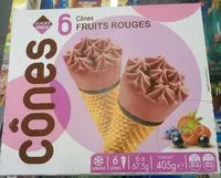 Mängden socker i Cône Fruits Rouges