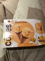 Mängden socker i Cônes mangue passion