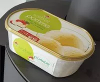 Mängden socker i Sorbet pomme