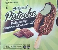 Mängden socker i Bâtonnets pistache