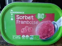 Mängden socker i Sorbet framboise