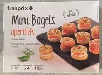 Mängden socker i Mini bagels aperitifs