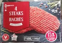 Mängden socker i Steaks hachés surgelés