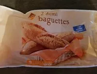 Mängden socker i 2 demi baguettes