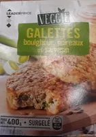 Mängden socker i Galette boulghour, poireaux et sarrasin