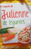 Mängden socker i Julienne de légumes