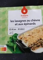 Mängden socker i Lasagnes au chèvre et aux épinards