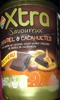 Mängden socker i Xtra Savoureux Caramel & Cacahuètes
