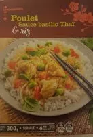 Mängden socker i Poulet sauce basilic thaï et riz