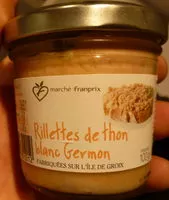 Mängden socker i Rillettes de Thon Blanc Germon