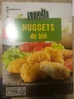 Mängden socker i Nuggets de blé