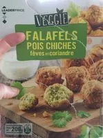 Mängden socker i Falafels pois chiches fèves et coriandre