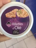 Mängden socker i Rillettes d'oie