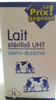 Mängden socker i Lait stérilisé UHT demi écrémé