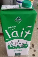 Mängden socker i Lait écrémé