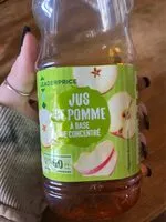 Mängden socker i jus de pomme a base de concentré