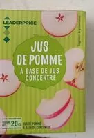 Mängden socker i Jus de pomme