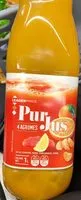 Mängden socker i Pur Jus 4 agrumes