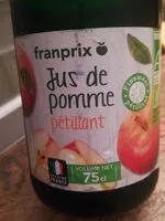 Mängden socker i Jus de pomme pétillant