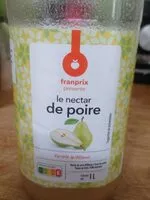 Mängden socker i Le nectar de poire