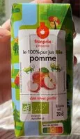 Mängden socker i Le 100% pur jus Bio POMME