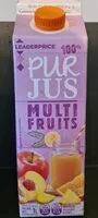Mängden socker i Pur jus multifruits