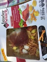 Mängden socker i LP ma salade mozzarella et jambon speck