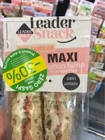 Mängden socker i Sandwich Saumon Fumé Fromage Frais