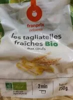 Mängden socker i Les tagliatelles fraîches bio aux œufs